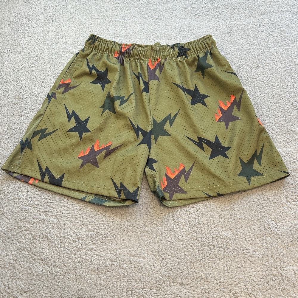 Street Market Supply  Shorts Men Large Bapesta Basketball Mesh Hype Streetwear